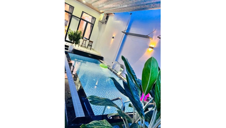  BÁN TUYỆT PHẨM VILLA HỒ BƠI 142M² - ĐƯỜNG BÀ HUYỆN THANH QUAN. CÁCH BIỂN 200M.
